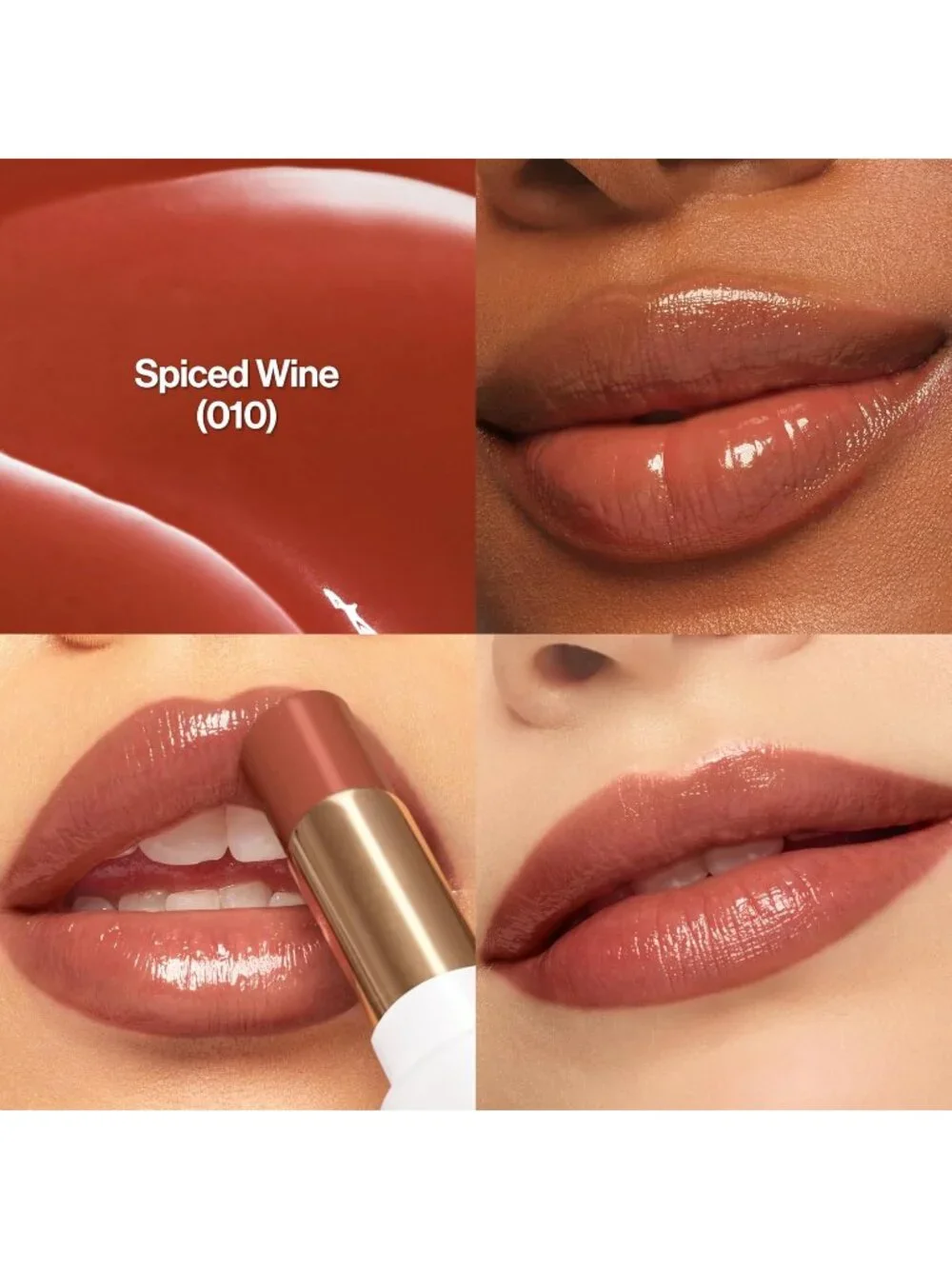 Revlon 010 Spiced Wine Lustrous Glass Shine Balm Hydrating Tinted Lip Gloss